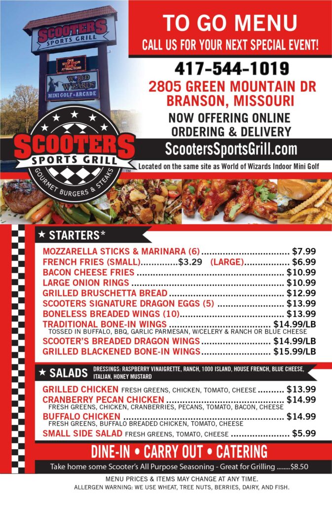 Scooter’s Grill Greatest Adventures Mini Golf